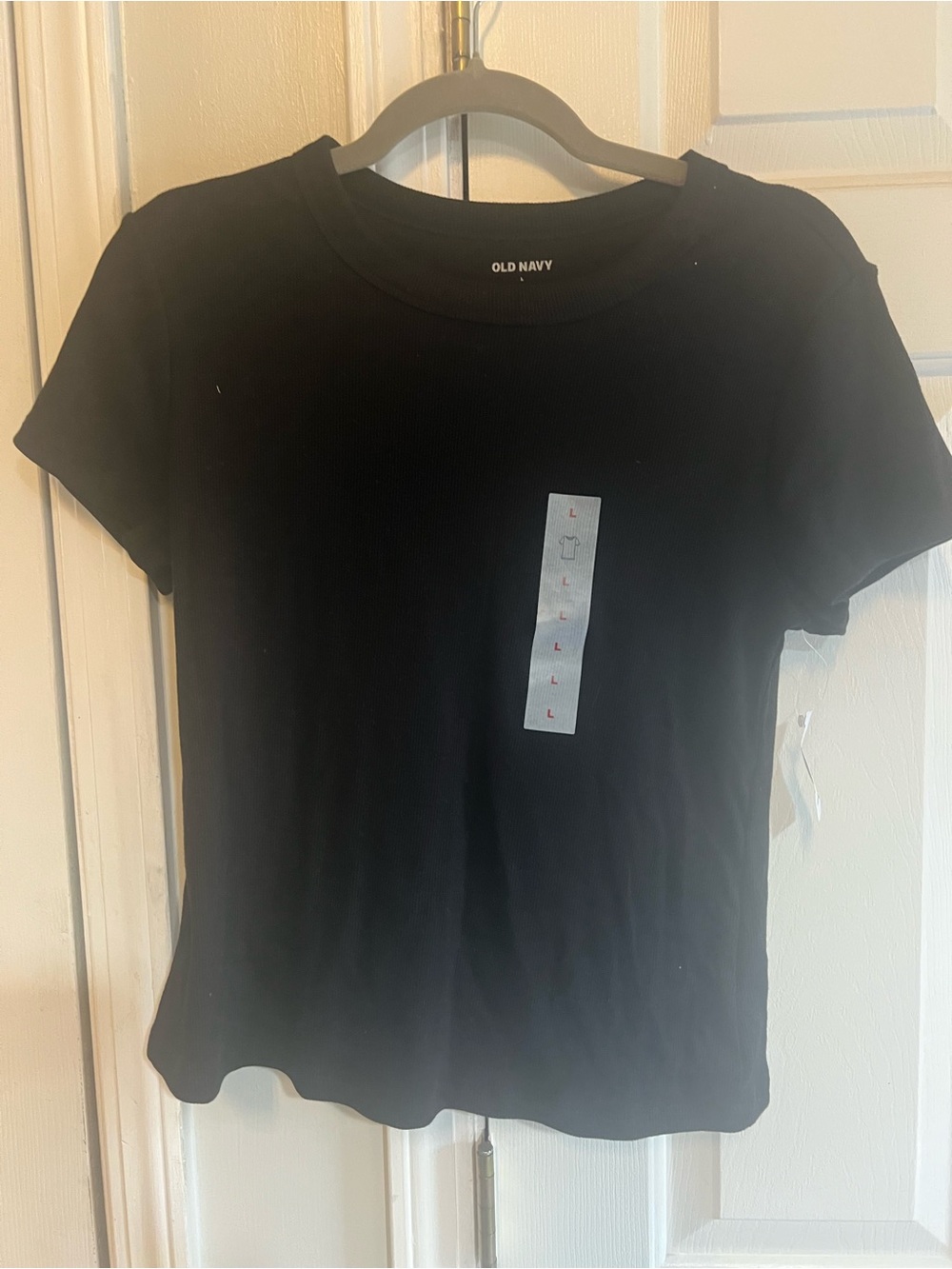 Old Navy Black Short Sleeve Crewneck Tee